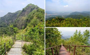 南投 |九九峰森林步道，至高點遠眺墓碑山、國道六號以及烏溪河川