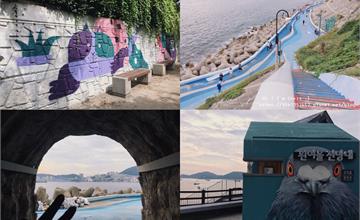 韓國釜山｜白淺(險)灘文化村흰여울문화마을 ：超長彩虹樓梯，絕美海景旁的寧靜小村莊