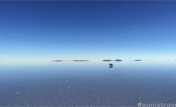 烏尤尼鹽湖上的倒影 Salar De Uyuni