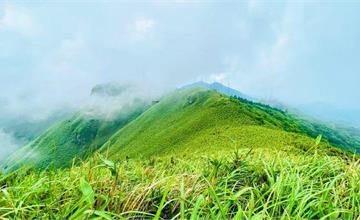 陽明山也有隱藏版抹茶山！台北挑戰級步道：小觀音山西峰稜線步道，全台最大火山口～