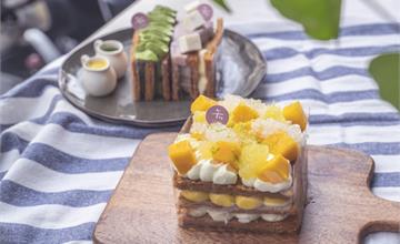 台北│午冬甜點,美得像藝術品!限定口味「楊枝甘露千層酥」根本欠吃!