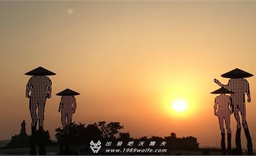 金門｜建功嶼：迷人夕照金門新十景
