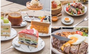 中壢│好咖 howcup curry cafe/超狂雙主餐沙朗牛排＋豬排咖哩飯