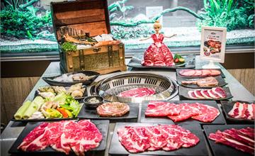 林口│超夯の燒肉，和牛、天使紅蝦無限吃，還有浮誇肉肉舞衣芭比、海鮮百寶箱