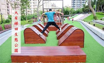 桃園｜大有梯田生態公園：熱門新景點！極限空間大挑戰超好玩又有趣