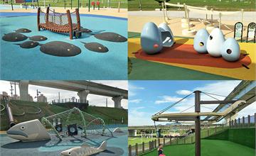 新北三重｜熊猴森樂園／新北大都會公園：全台最長800公尺的堤坡滑梯樂園！新增遊樂設施介紹