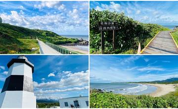 台灣極北點│富貴角燈塔│新北CP&#20540;超高山海步道│老梅沙灘老梅石槽│觀海夕照沙灘綠石槽山海美景一次擁有