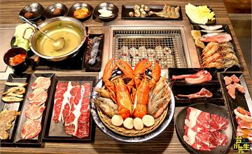 台南｜燒烤火鍋吃到飽！木炭烘烤香氣撲鼻，日式居酒屋風格～波士頓龍蝦+厚切和牛吃飽吃滿