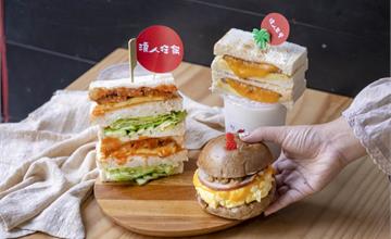 台北│海石三，海洋衝浪主題早午餐店，豪邁系三明治起司狂流超欠吃！