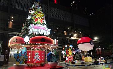 2020寶可夢耶誕遊樂園|台中免費新景點超萌的巨型皮卡丘聖誕樹IG最強打卡地標