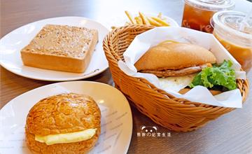 【台中西區】Q Burger台中精誠店早午餐推薦，精誠商圈港式早午餐新選擇，道地與否就端看個人的見解
