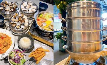 台中│一中街平價義式，獨家Q麵/雞湯無限飲/蒸煮鍋海味十足，8德司創意餐館