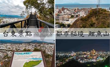 台東｜輕鬆登山步道！鯉魚山公園，360度環繞市景超療癒，超好抵達的市區景點