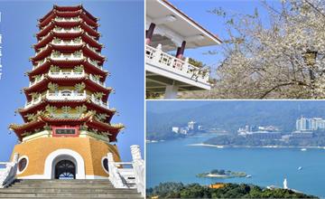 南投｜日月潭慈恩塔：梅花盛開時節，輕鬆走慈恩塔步道、登頂賞日月潭的湖光山色與梅香