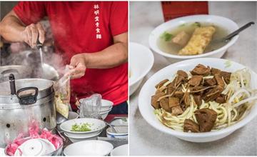 鹿港│林明堂素食麵，google4.5顆星超猛素食麵，豆包湯＋乾麵只要38元！