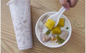 台中也有巨無霸芋圓了！手工現做超欠吃，居然比50元硬幣大！