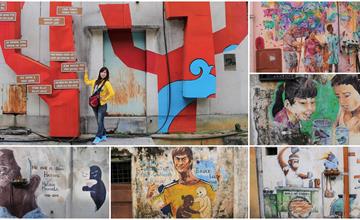 馬來西亞｜怡保街頭MURAL ART’S LANE壁畫街：斑駁藝術彩繪必拍美照