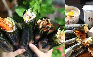 台南│近20種口味的韓式海苔飯捲：明洞海苔飯捲-鹽行店