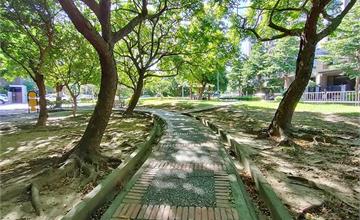台北內湖｜上灣公園：綠意盎然、市區鬧中取靜，舒適的帶狀公園