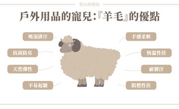 登山前哨站｜「羊毛」好在哪？吸濕排汗、防臭、具彈性，戶外用品的理想材質！