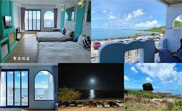 屏東墾丁｜海景民宿「聖亞旅店」：享受碧海藍天的美好！在房間就能飽覽船帆石美景、欣賞浪漫月光海