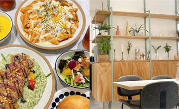 台中│嚼食noms-學士店，清新風格網美平價早午餐義大利麵