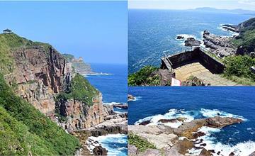 新北貢寮|龍洞灣岬步道:輕鬆坐擁無敵海景!欣賞3500萬年奇岩鬼斧神工,看巨鱷出沒龍洞灣