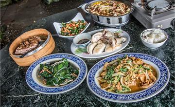 台北│吉園葡花園野菜餐廳，陽明山竹子湖美食推薦，高評價土雞城