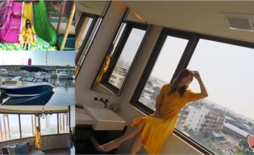 台南住宿｜坐擁180度的環景住宿空間！占地200坪2樓高室內兒童遊戲室，switch賽車競速大人小孩都瘋狂：夏都城旅安平館