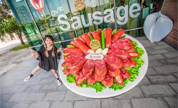 台南│黑橋牌香腸博物館，免門票，吃喝玩樂一站搞定！超好拍巨大香腸盤