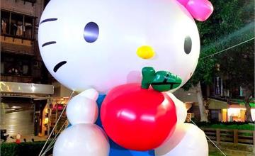 2021台北燈節「小孩天堂超萌展區」：打卡童年回憶！hello kitty、汪汪隊立大功、布丁狗，超大花燈超好拍