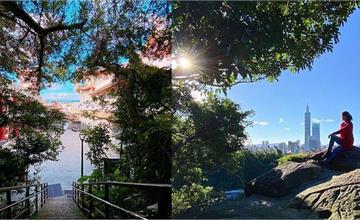台北松山》全台最吸睛的虎山奉天宮步道～光彩耀眼、賞心悅目