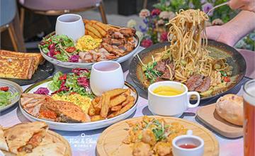 台中｜Rainbow bistro：早午餐到凌晨2點宵夜餐酒館，可愛彩虹獨角獸外觀超吸睛