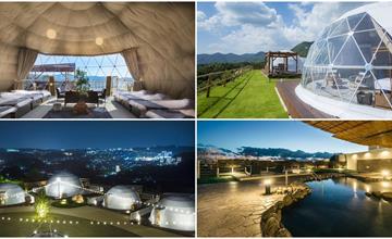 日本神戶｜GLAMP DOME 神戶天空，千萬夜景、溫泉、BBQ 五感體驗，唯一豪華露營！