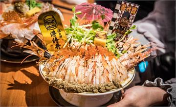 超爆量海鮮丼飯！台中浮誇系生魚片丼飯必吃