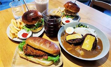 彰化員林單車主題餐廳 高CP值的美式漢堡/咖哩飯