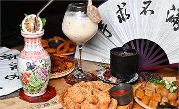 台中復古中藥行裡賣酒不賣藥，餐點也好吃