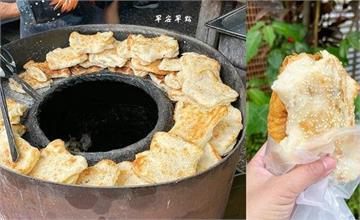嘉義｜早安早點：古早味傳統厚燒餅！手工貼爐、炭火老麵，在地人的私藏美味