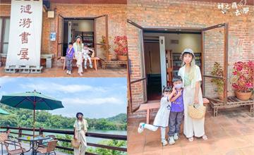 新竹｜沙湖壢咖啡館-漣漪書屋：寶山水庫湖景第一排咖啡廳！紅磚老屋配絕美湖景超好拍