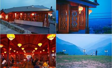 屏東｜五里坡客棧：半山腰中國風餐廳，享受無敵山景和夜景！大推必點桶仔雞