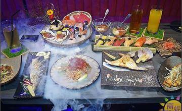 台中｜RubyTokyo：半夜也能吃新鮮生魚片！東京現代風格日本料理，大推豪華綜合生食與炙壽司