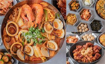 【台中美食】超人氣「掰哩掰哩韓食料理」，特推紅醬洋釀起司炸雞，還有6種小菜無限續加