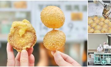 屏東｜阿伯炸芋餅推車：古早味小點心「燒馬蛋」，小餐車飄香50年超熱賣！