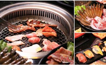 【台南燒烤】燒肉神保町！不只燒肉讓你吃到飽，生魚片、握壽司、哈根達斯通通給我一起上