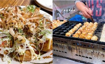 台北松山｜大阪屋章魚燒：饒河夜市美食推薦，必吃道地日式爆漿章魚燒、大阪燒！