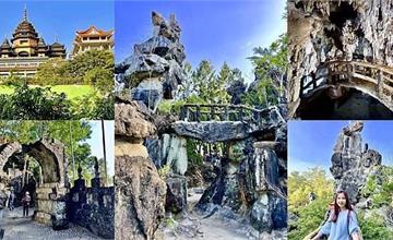 台南｜小普陀山禪修公園：IG爆紅景點「台版吳哥窟」！享受靜謐廢墟古城，欣賞壯觀奇石林立