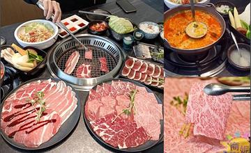 南投｜唯真燒肉：草屯超值超夯燒肉推薦！套餐肉盤份量驚人大滿足
