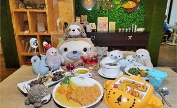 台北士林｜OTIS Café：超萌樹懶主題親子餐廳，平價高CP值親子餐廳！