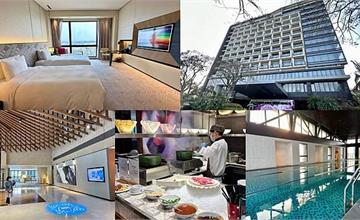 台南｜台南大員皇冠假日酒店：空間大質感佳，居高眺望城市與自然美景！