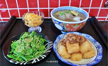 彰化｜美食芳月亭食堂：必吃黃金蘿蔔糕、蔥油雞腿飯、雲筍大骨湯！彰化老字號餐廳推薦